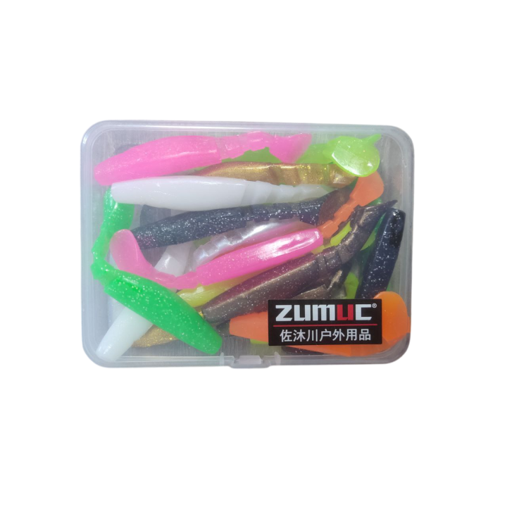 Силіконові приманки ZUMUC 6.5 см 2.8 г 40 шт в боксі