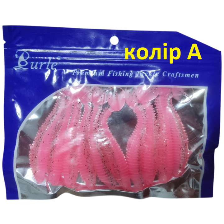 Силиконовые приманки Burle 7.3 см 2.8 г — 10 шт, 5 цветов
