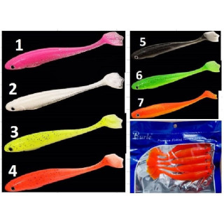 Силиконовая приманка Burle Lure 10 см – 5 шт, 5.5 г