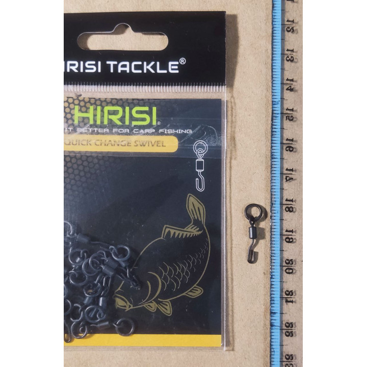 Швидкознімні вертлюги Hirisi #7 (20 шт) Quick Change Swivel