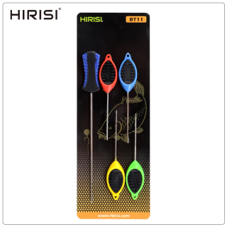 HIRISI BT11 — набір голок для бойлів 5 шт, монтаж карпової оснастки