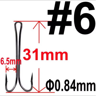 Подвійні гачки Facifa №1–3/0 — купити риболовні гачки