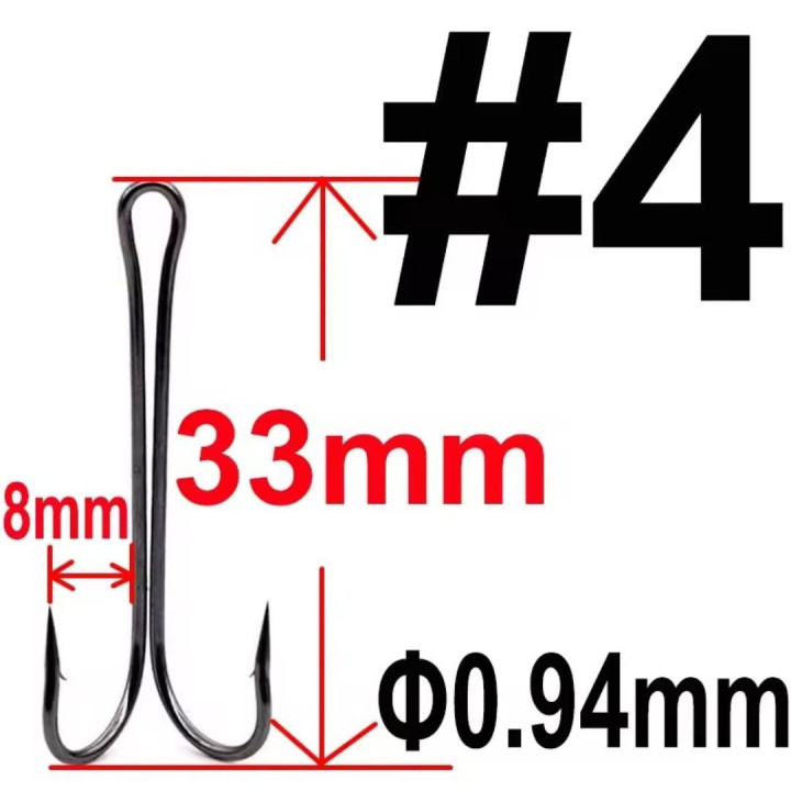 Подвійні гачки Facifa №1–3/0 — купити риболовні гачки