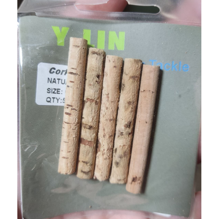 ПРОБКОВІ ЦИЛІНДРИ 5 шт в пачці  6 мм діаметр