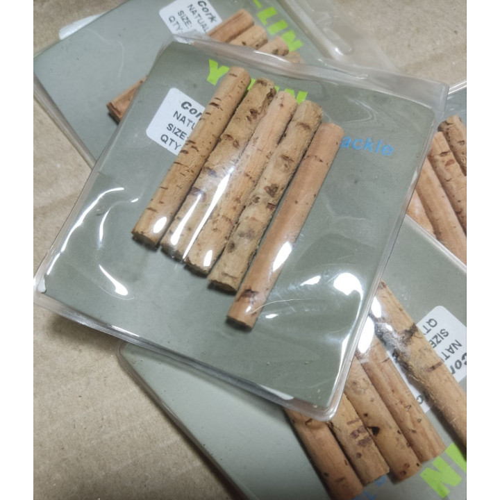 ПРОБКОВІ ЦИЛІНДРИ 5 шт в пачці  6 мм діаметр