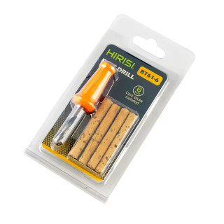 HIRISI НАБІР СВЕРДЛО+ПРОБКОВІ ЦИЛІНДРИ 6 мм, 8 мм