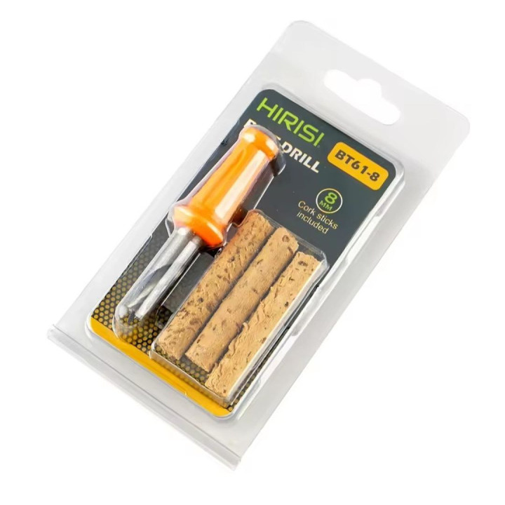 HIRISI НАБІР СВЕРДЛО+ПРОБКОВІ ЦИЛІНДРИ 6 мм, 8 мм