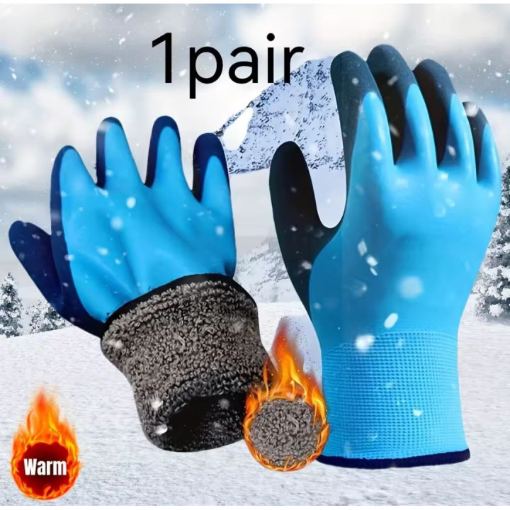 ТЕПЛІ ВОДОНЕПРОНИКНІ РУКАВИЧКИ (ПАРА)