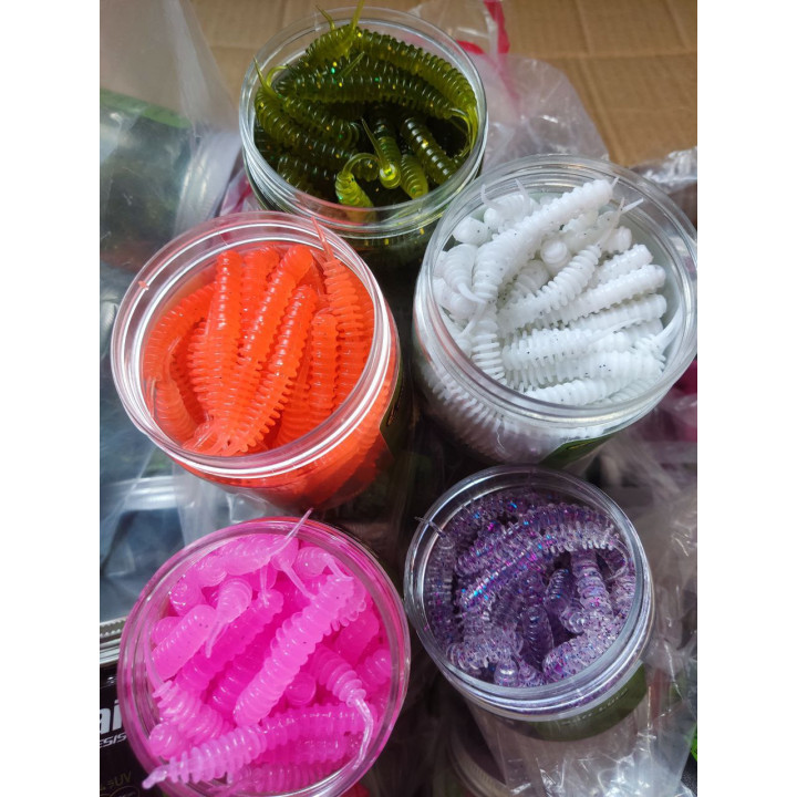 СИЛІКОНОВІ ПРИМАНКИ CENNAD BAIT 60 шт 60 мм