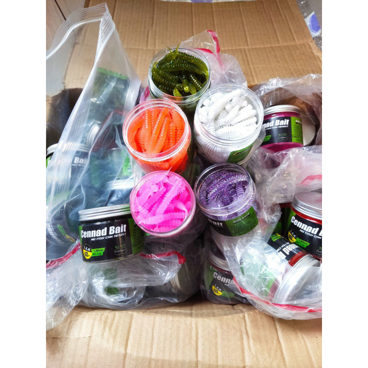 СИЛІКОНОВІ ПРИМАНКИ CENNAD BAIT 60 шт 60 мм