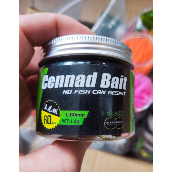 СИЛІКОНОВІ ПРИМАНКИ CENNAD BAIT 60 шт 60 мм