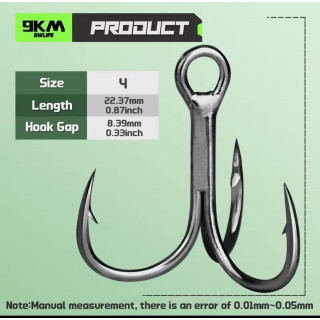 ПОТРІЙНИЙ ГАЧОК розмір номер 4