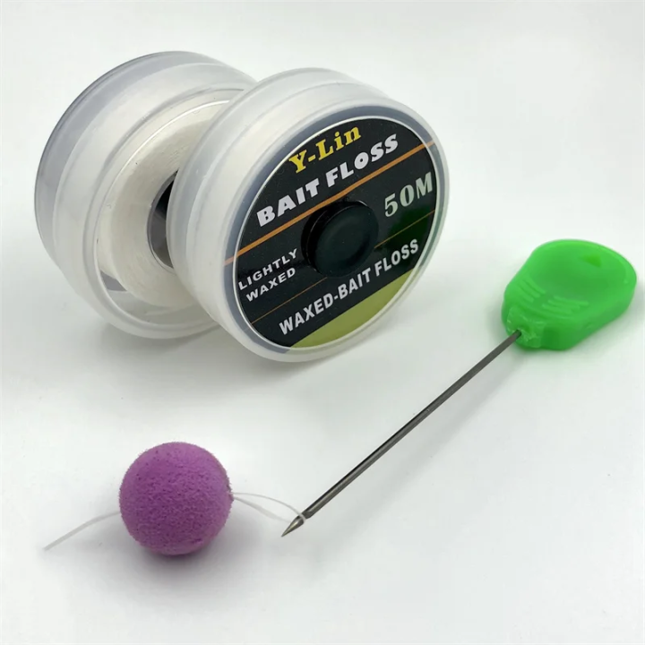 Вощёная нить Y-Lin Bait Floss 50 м — для насадок