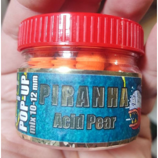 POP-UP (8 смаків) "PIRANHA" mix 10-12 mm в одній банці