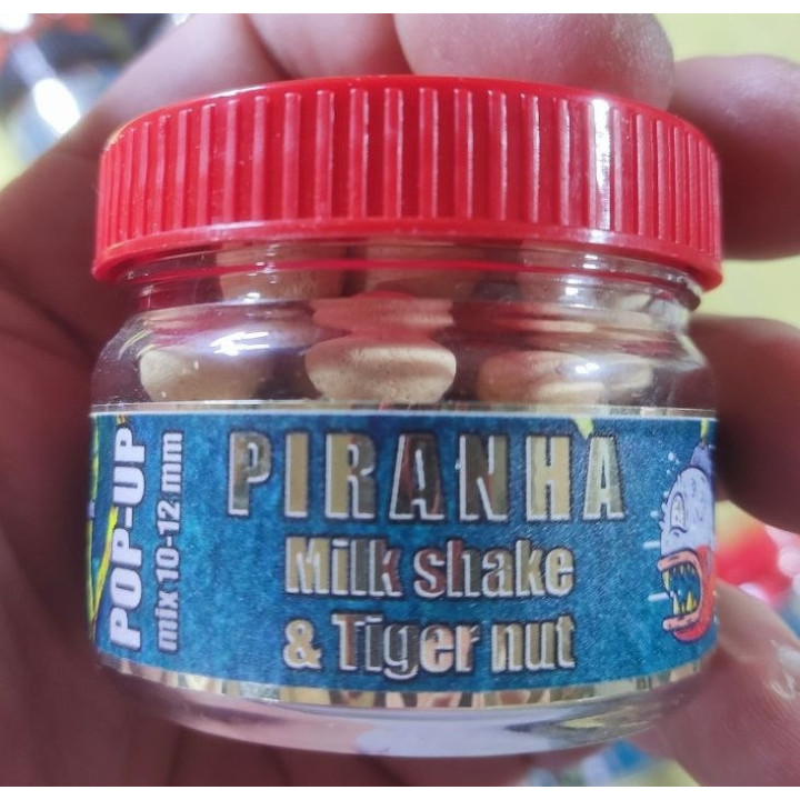 POP-UP (8 смаків) "PIRANHA" mix 10-12 mm в одній банці