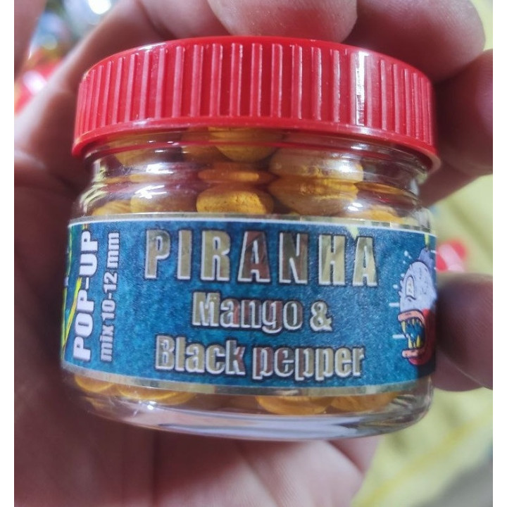 POP-UP (8 смаків) "PIRANHA" mix 10-12 mm в одній банці