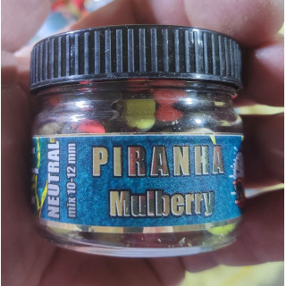 NEUTRAL (баланси, мікс кольорів в банці)  "PIRANHA" mix 10-12 mm в одній банці