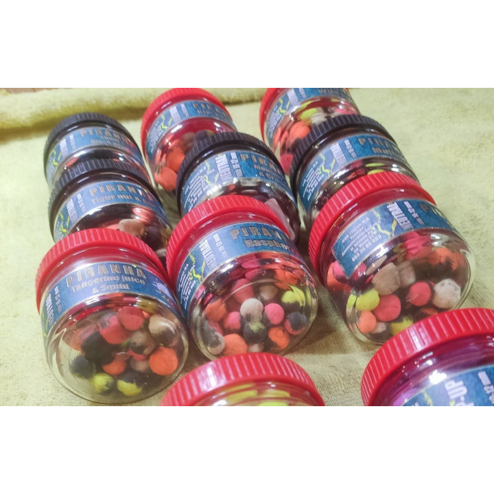 NEUTRAL (баланси, мікс кольорів в банці)  "PIRANHA" mix 10-12 mm в одній банці