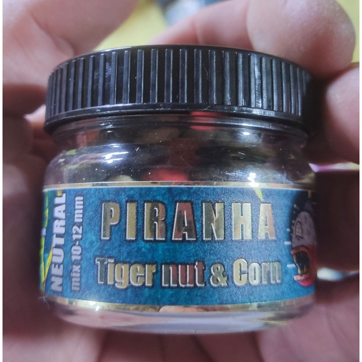 NEUTRAL (баланси, мікс кольорів в банці)  "PIRANHA" mix 10-12 mm в одній банці