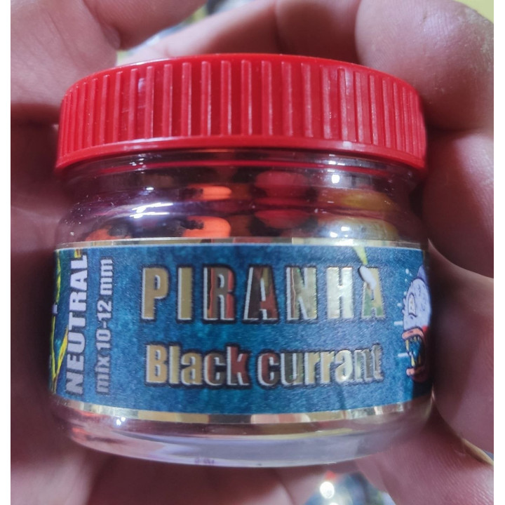 NEUTRAL (баланси, мікс кольорів в банці)  "PIRANHA" mix 10-12 mm в одній банці