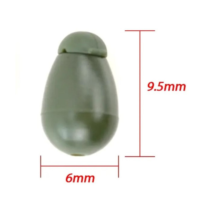 HIRISI Method Feeder Bead 9.5×6.5 мм — 25 шт