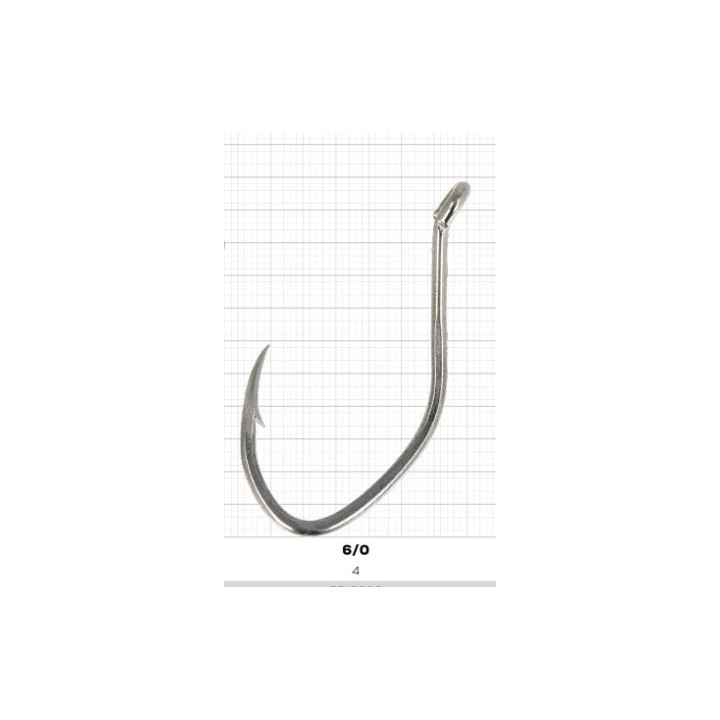 Гачок ZEOX Cat Fish (СОМ) 301BN №6/0 (4шт)
