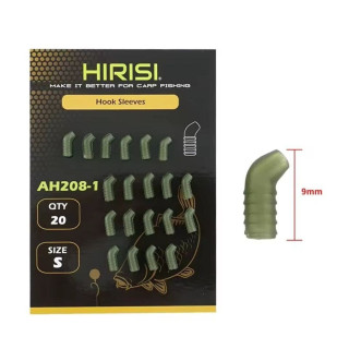 Силіконові куточки лентяйкі Hirisi Hook Sleeves 9 мм S (20 шт)
