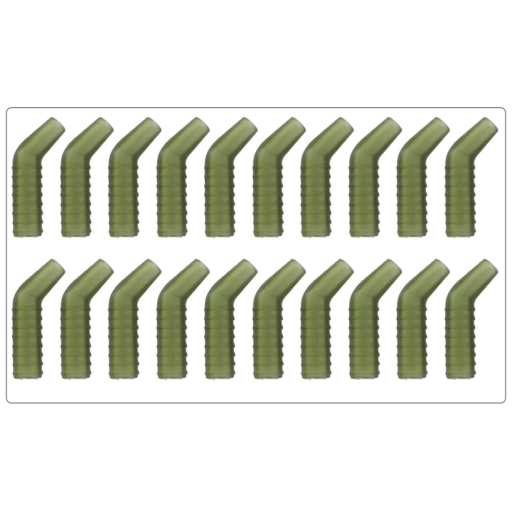 Силиконовые уголки лентяйки для крючков Hirisi Hook Sleeves 9 мм S (20 шт)