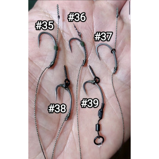 Повідці на гачках KORDA Kurv Shank № 4, 6, 8