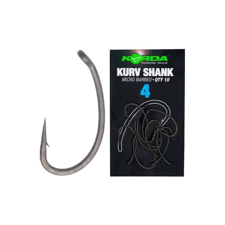Повідці на гачках KORDA Kurv Shank (№40-45)