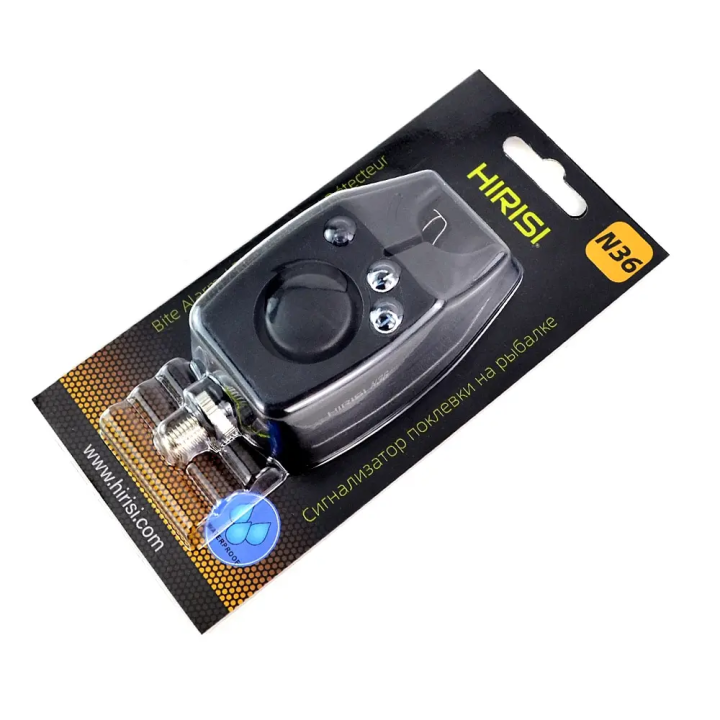 HIRISI N36 сигнализатор поклевки — водонепроницаемый, звуковой