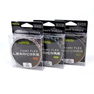 HIRISI Camo Flex Leadcore 7м 35LB BX01 BX02 BX03