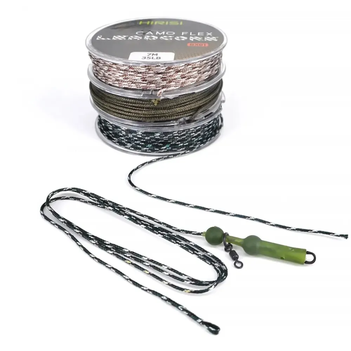 HIRISI Camo Flex Leadcore 7м 35LB BX01 BX02 BX03