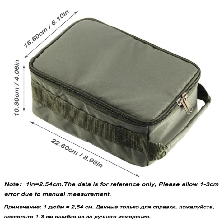 Сумка для рыбалки с перегородками 22.8×15.5×10.3 см