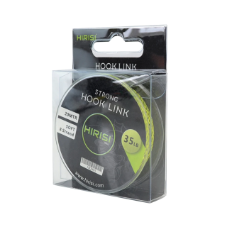 Поводковый материал HIRISI Hook Link 35LB 20м – мягкий 8-жильный