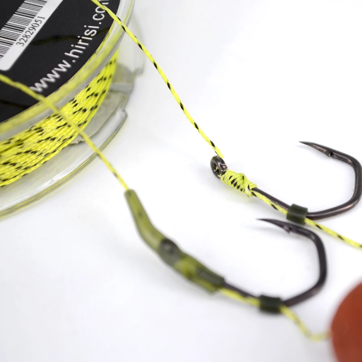 Поводковый материал HIRISI Hook Link 35LB 20м – мягкий 8-жильный