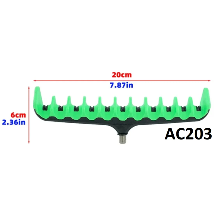 Тримач для вудилищ AC203, 20 см, на 11 вудок