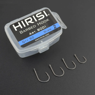 HIRISI Barbed Hook (50 шт) коропові гачки з борідкою