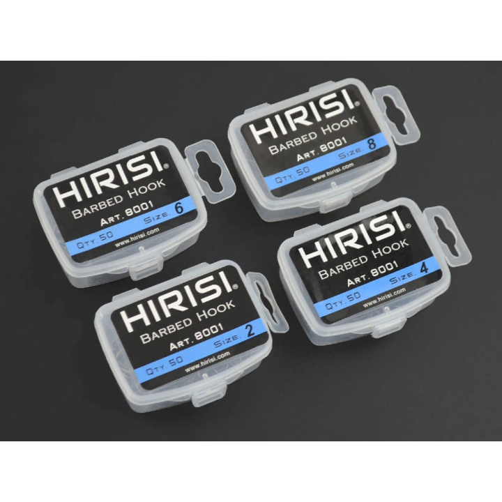 HIRISI Barbed Hook (50 шт) коропові гачки з борідкою