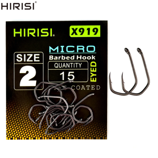 HIRISI X919 Гачки  з засічкою, 15 шт