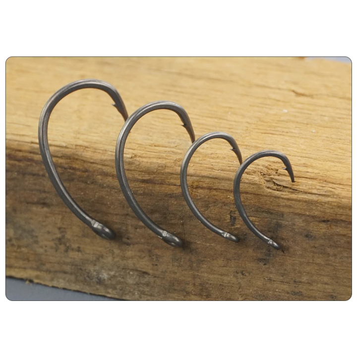 Гачки HIRISI №1 Barbed Hook (50 шт) — коропові з борідкою