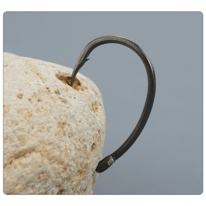 Гачки HIRISI №1 Barbed Hook (50 шт) — коропові з борідкою