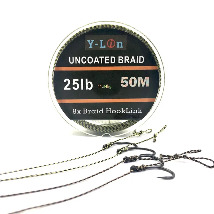 Y-Lin Uncoated Braid 50 м — плетений повідковий матеріал