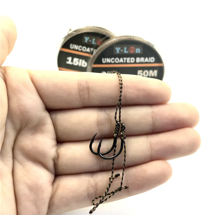 Y-Lin Uncoated Braid 50 м — плетений повідковий матеріал