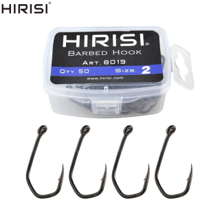 Гачки HIRISI Barbed Hook (50 шт) для коропової риболовлі