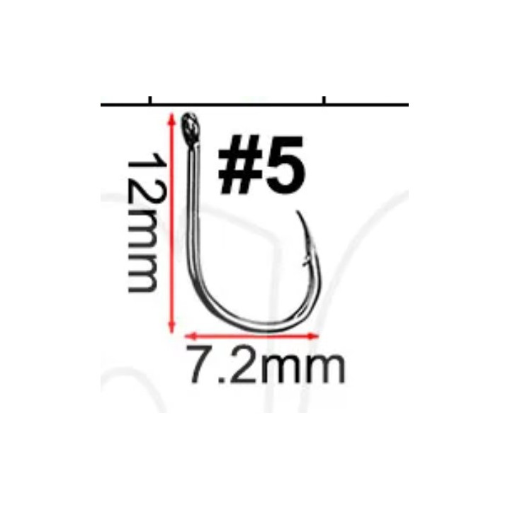 Офсетні гачки FaciFa Iseama №5 (100 шт)