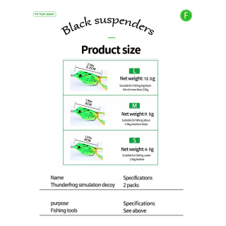 Thunderfrog — приманка лягушка для рыбалки, 1 шт