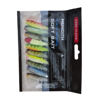 MEREDITH Soft Bait 7 см 2.3 г — силиконовые приманки (10 шт)