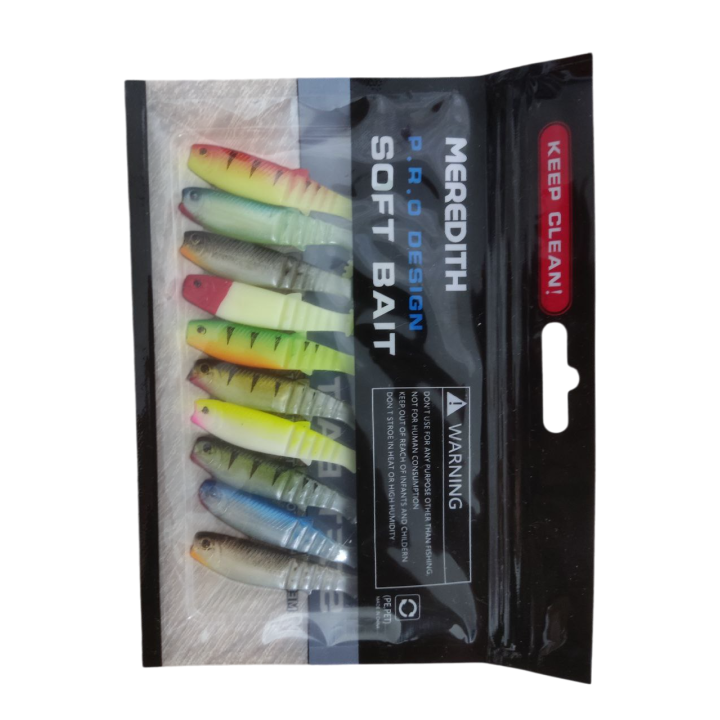 MEREDITH Soft Bait 7 см 2.3 г — силіконові приманки (10 шт)