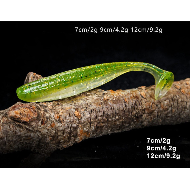 Силиконовая приманка Fishing Lure 10 шт — 7см, 9см, 12см